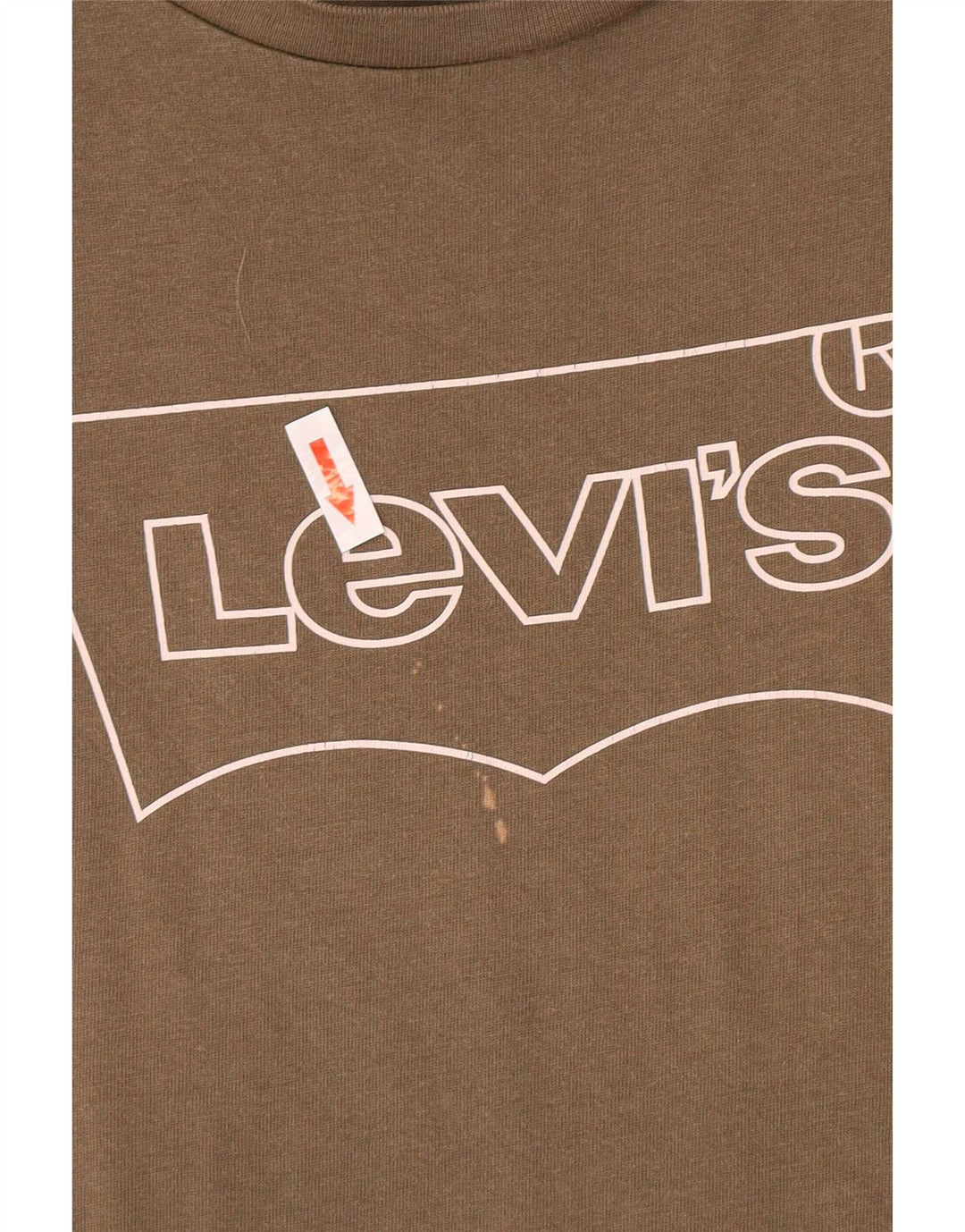 T-shirt grafica da donna Levi's Top UK 14 Medium Khaki