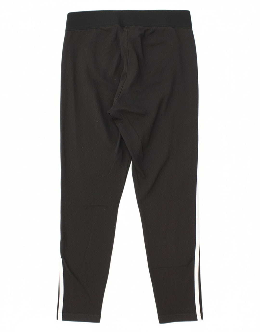 ADIDAS Womens Leggings UK 12/14 Medium  Black Cotton