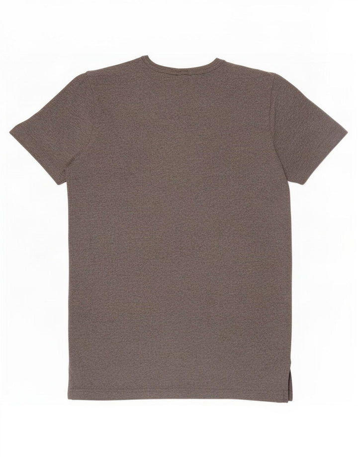 T-shirt da uomo Adidas Top in cotone grigio medio