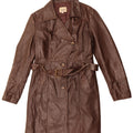 Casaco de couro feminino Conbipel IT 48 XL couro marrom