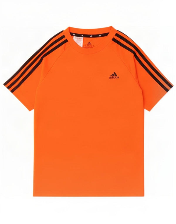 Футболка Adidas для мальчиков Aeroready, топ 11-12 лет, оранжевый полиэстер