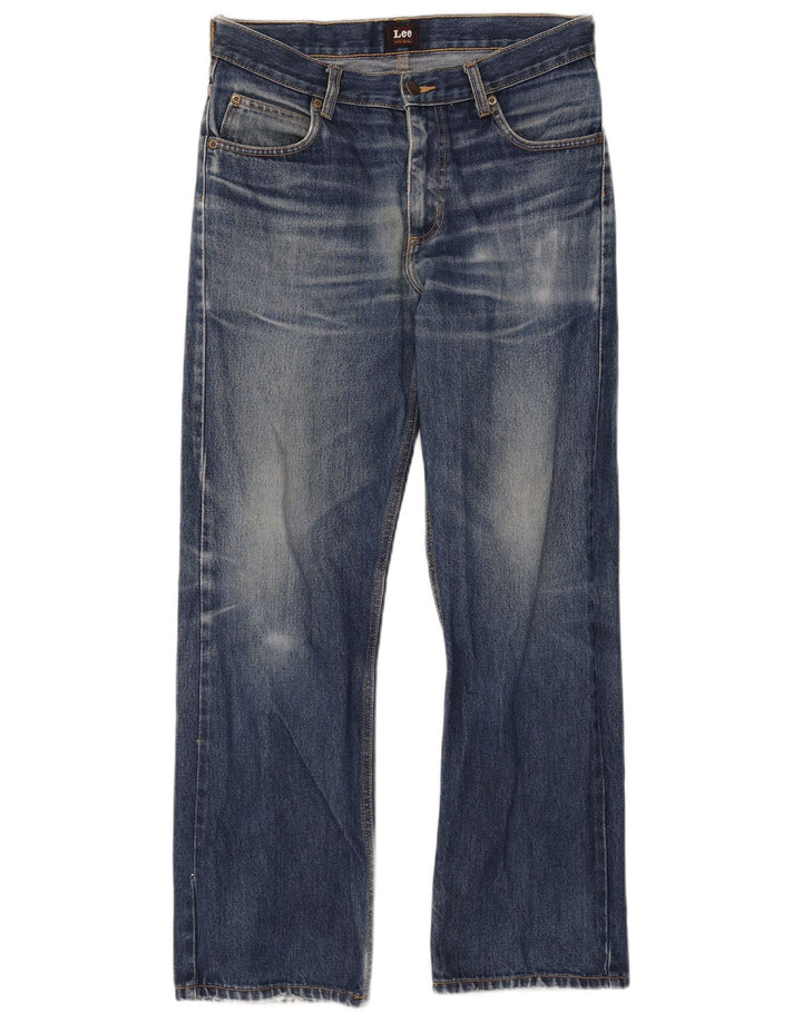 Lee Mens Ranger Bootcut Jeans W34 L30 Blue Cotton