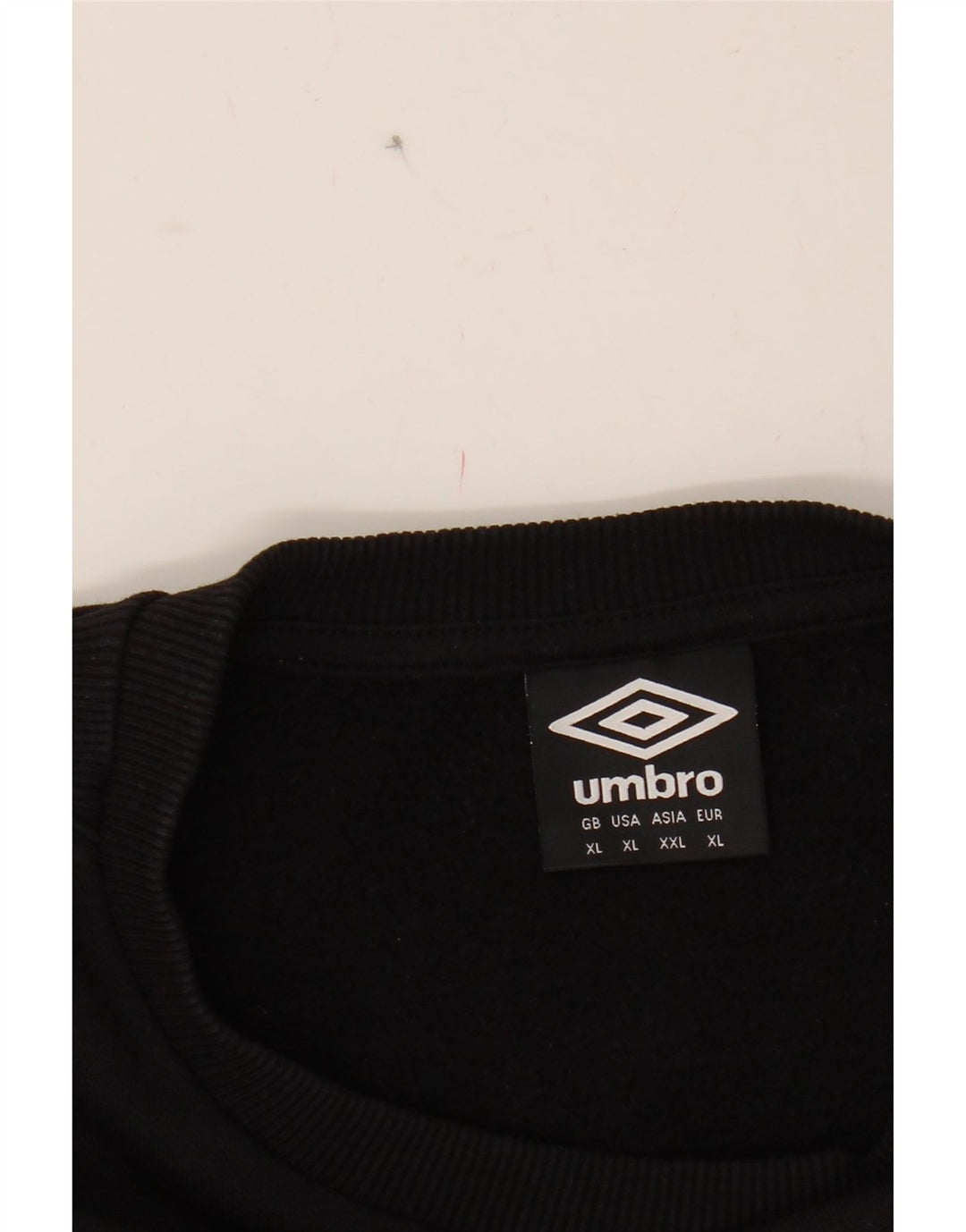 UMBRO Womens Graphic Sweatshirt Jumper UK 18 XL Black Vintage Umbro and Second-Hand Umbro from Messina Hembry 