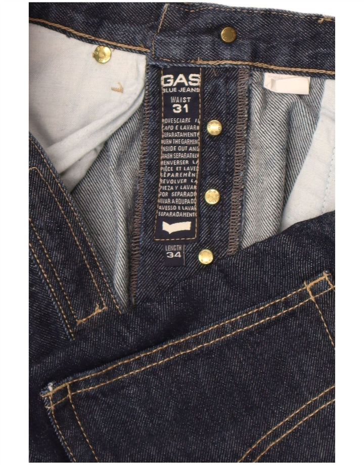 Gas Herren Straight Jeans W31 L29 Marineblau