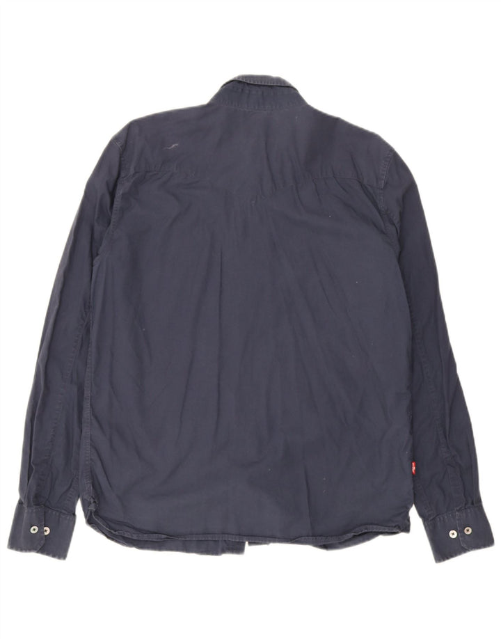 Cămașă pentru bărbați Levi's Classic Fit Bumbac mediu bleumarin