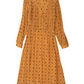 Diavolo Rosa Robe chemise maxi pull pour femme IT 42 Jaune moyen floral