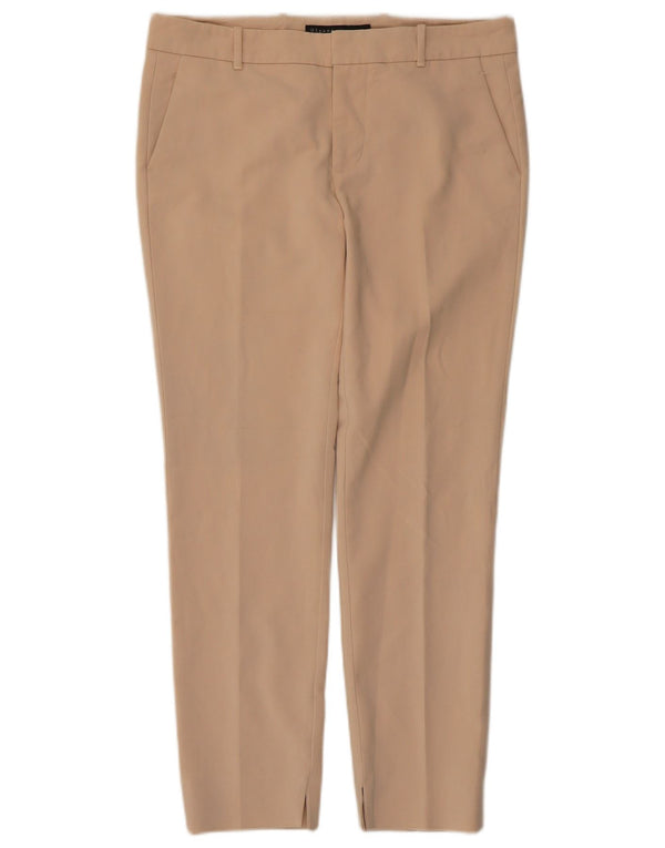 Zara Dame Slim Chino Bukser EU 28 Medium W28 L27 Beige Bomuld