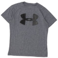 Футболка с рисунком Under Armour для мальчиков, топ 9–10 лет, средний серый в крапинку