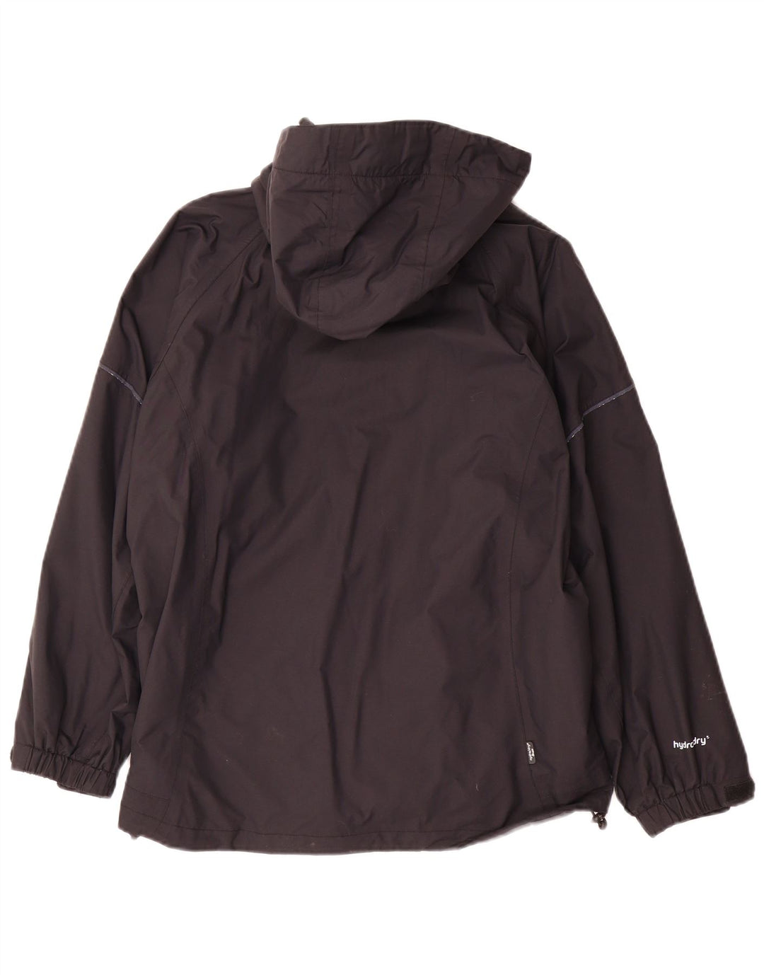 Sprayway Jungen-Regenjacke mit Kapuze, 12–13 Jahre, schwarzes Polyester