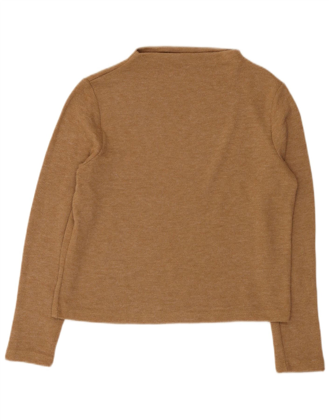 Marks & Spencer Top pentru femei cu mânecă lungă UK 12 Medium Bej Poliester
