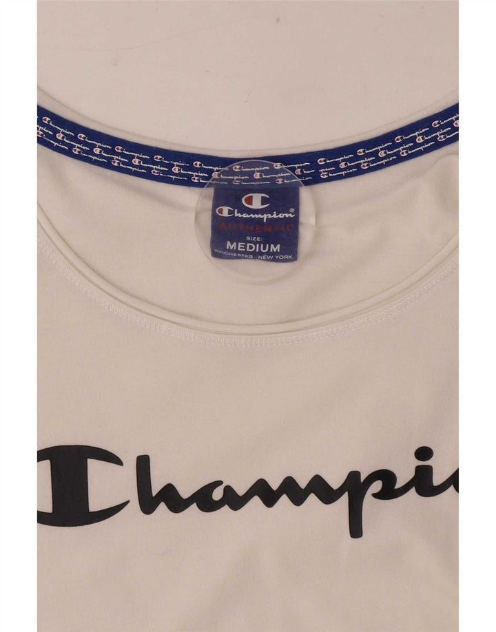 Champion Boys Regular Graphic T-Shirt Top 9-10 år Medium White