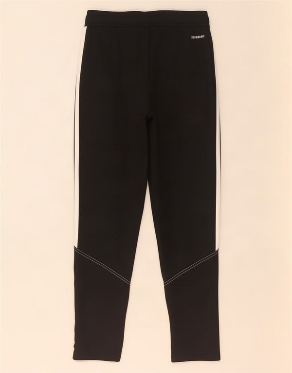 Adidas Boys Aeroready Tracksuit Bukser 11-12 år Sort Polyester