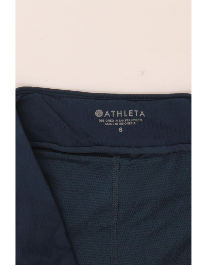 ATHLETA Womens Cargo Skirt US 8 Medium W30 Navy Blue Vintage Athleta and Second-Hand Athleta from Messina Hembry 