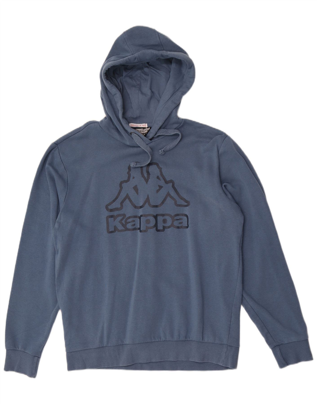 Kappa Mens Graphic Hoodie Jumper Large Navy Blue
