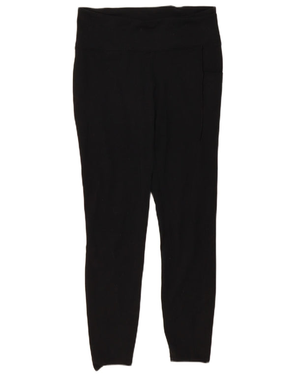 Columbia Womens Leggings UK 12 Medium Black Polyester