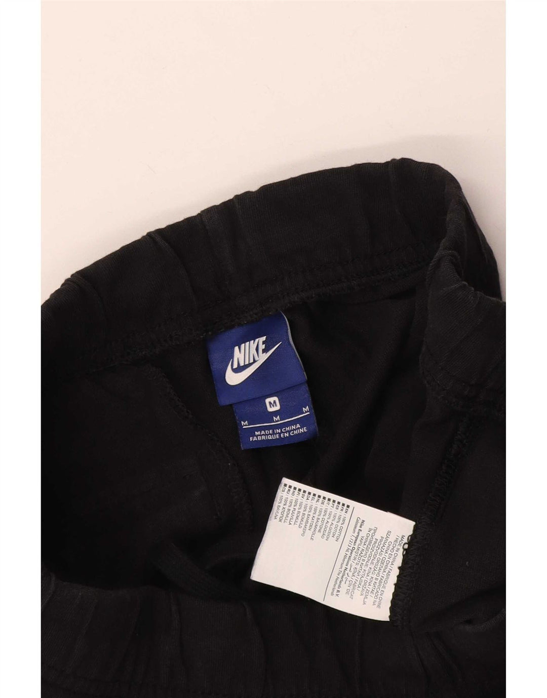 Ανδρικό αθλητικό σορτς Nike, μεσαίο μαύρο βαμβακερό