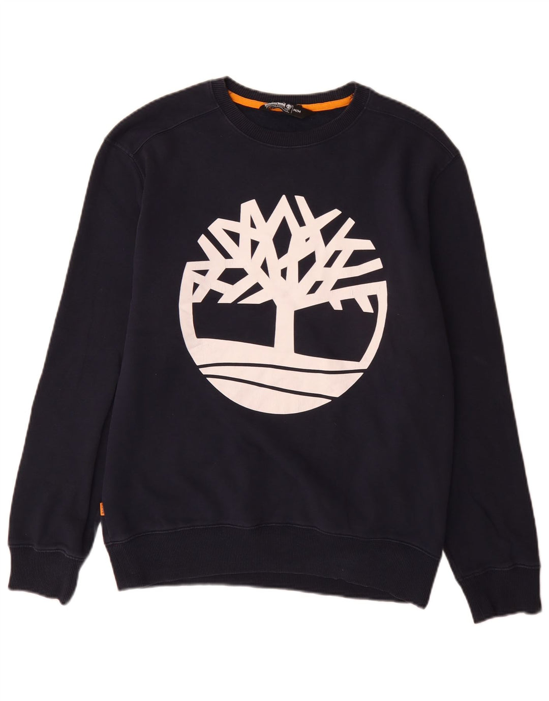 Timberland Mens Graphic Regular Fit Sweatshirt Jumper Medium Navy Blue