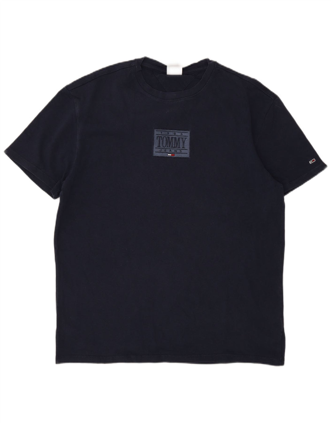 Tricou grafic pentru bărbați Tommy Hilfiger Top Mediu Bleumarin