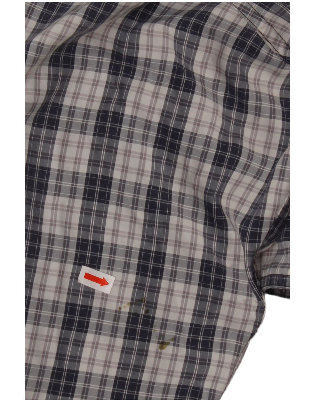 COLUMBIA Titanium skjorte til mænd 2XL marineblå ternet polyester