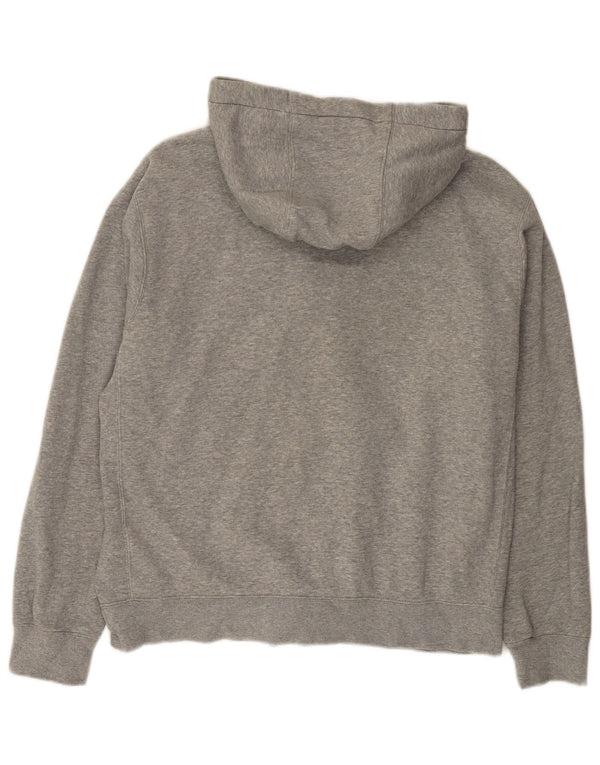 Nike hættetrøje med lynlås til mænd Medium Grey Flecked Bomuld