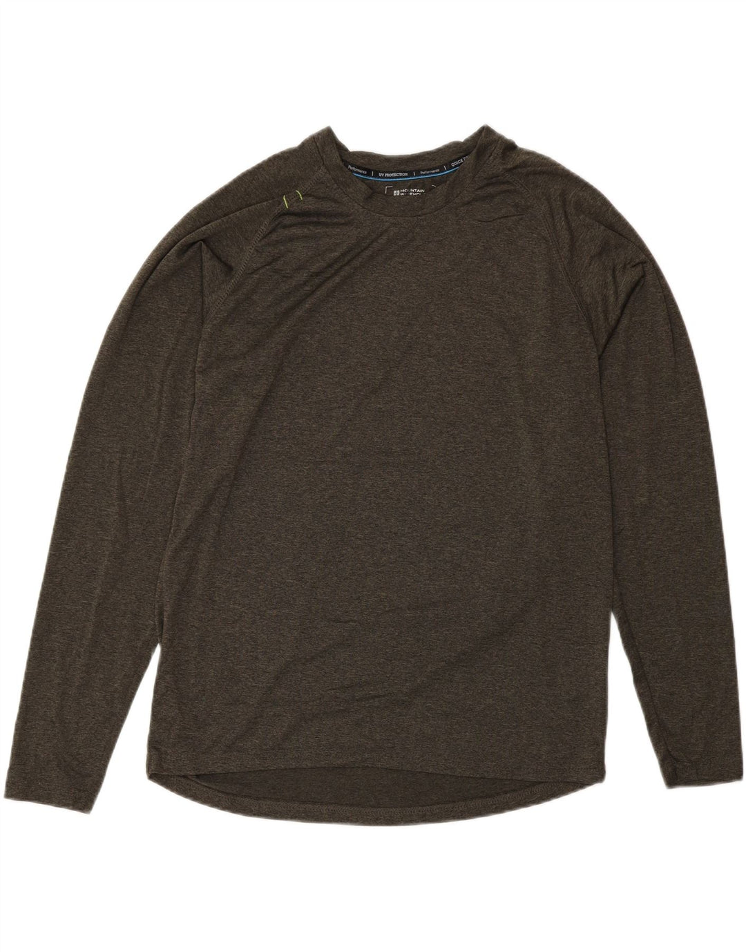 Mountain Warehouse IsoCool-Oberteil für Herren, langärmlig, mittelkhakimeliert