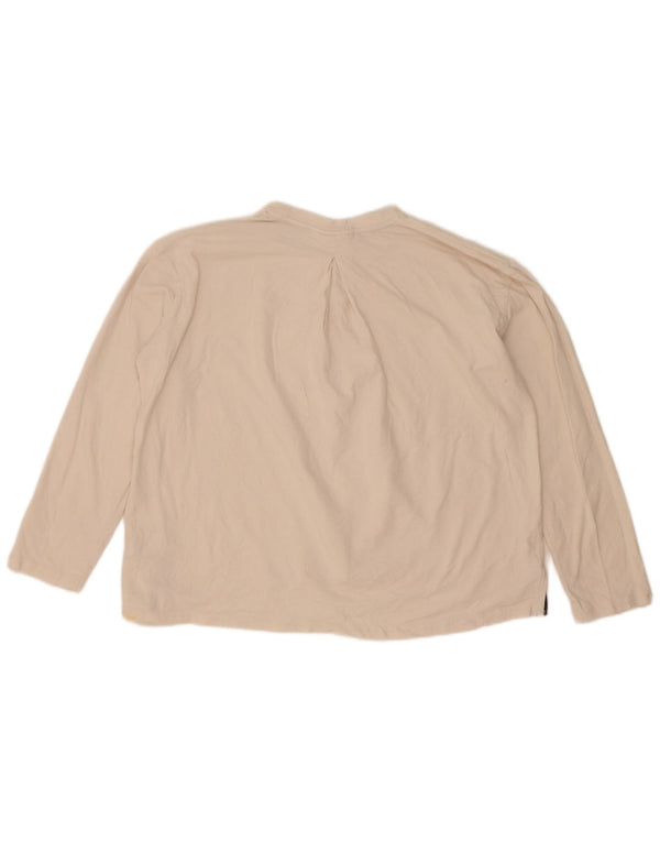 Ted Baker Girls Graphic Top Long Sleeve 12-13 Years Off White Floral