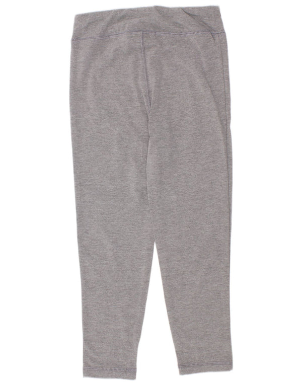 Reebok Girls Grafiske Leggings 5-6 år Grå Flecked Bomuld