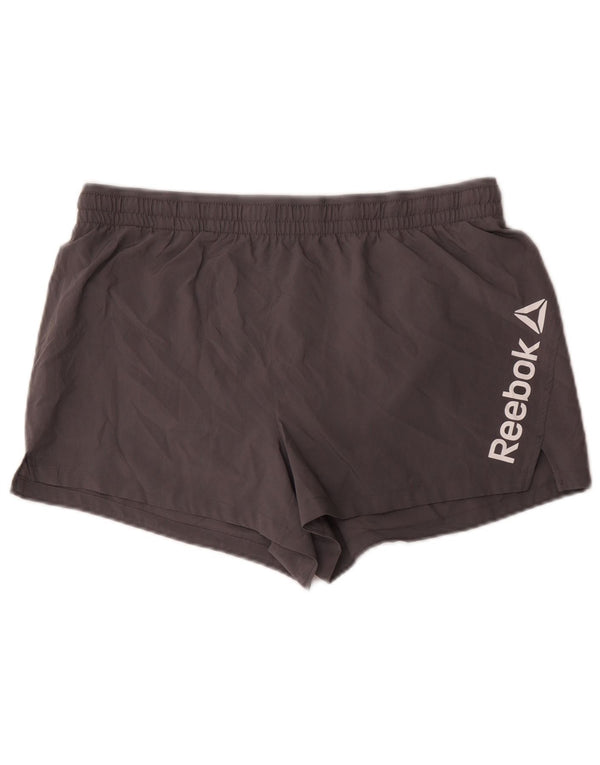 Reebok Mens Graphic Sport Shorts Large Grey Polyester