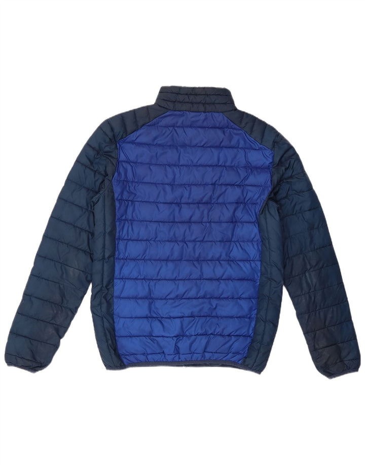 Ellesse Herre polstret jakke UK 36 Small Blue Colourblock Polyester