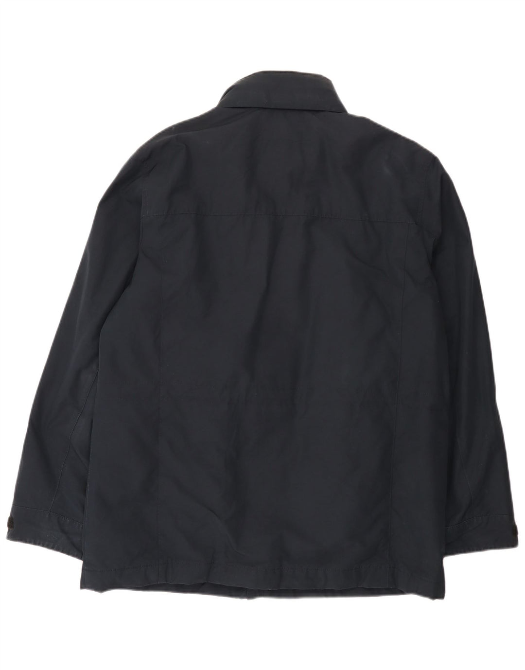 Marks & Spencer Mens Windbreaker Jacket UK 40 Large Navy Blue