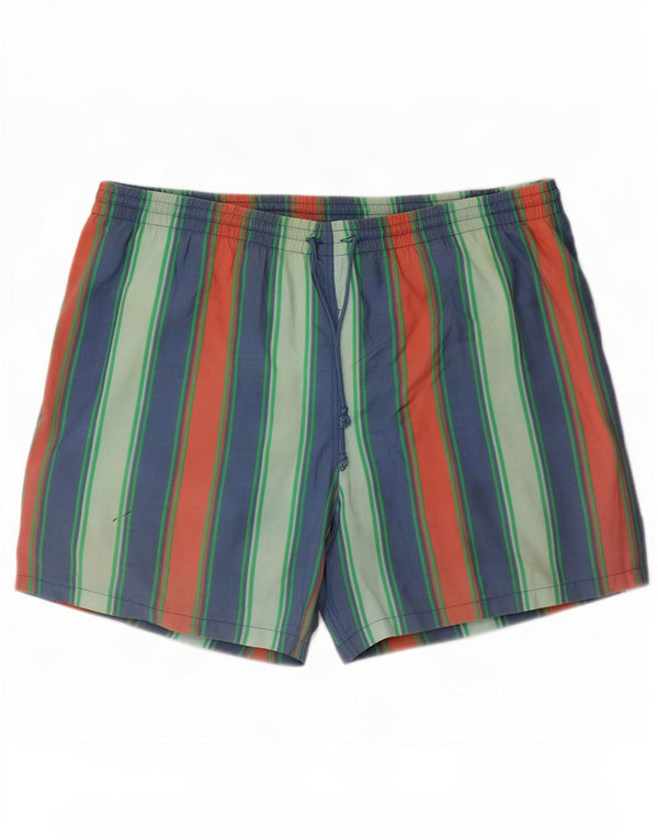 Pantaloncino Mare Uomo Trussardi IT 48 Medio Cotone Rigato Multicolore