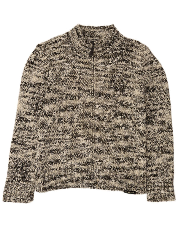 Pulover cardigan pentru femei Energie UK 18 XL gri acrilic cu pături