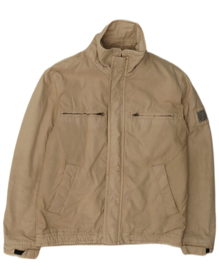 Murphy & Nye Herre Regular Fit Utility Jacket UK 38 Medium Beige Bomuld