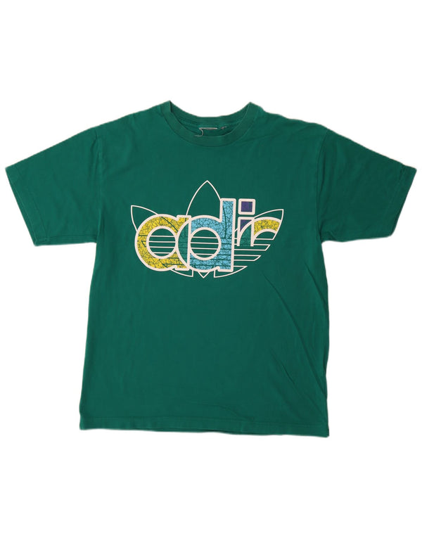 Męska koszulka graficzna Adidas Top Medium Green