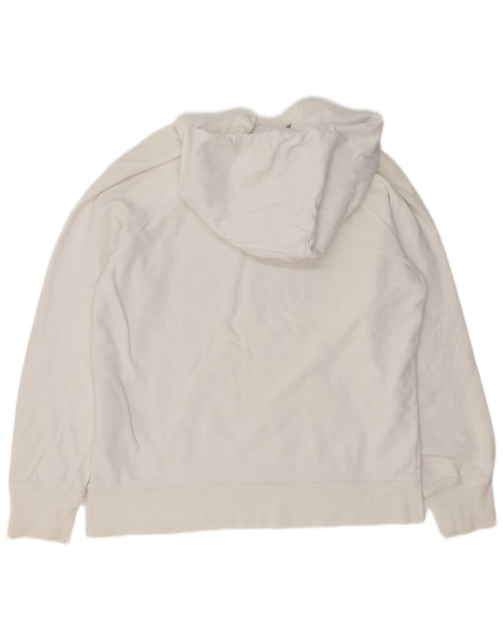 LEVI'S Mens Graphic Hoodie Jumper Small White Cotton