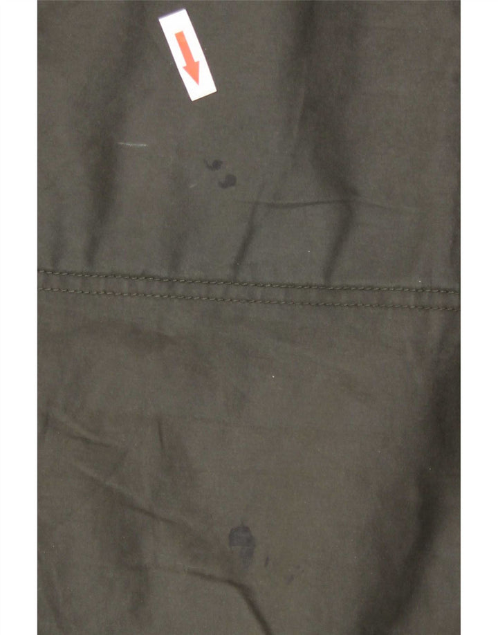 MINT VELVET Womens Hooded Parka Jacket UK 10 Small Khaki
