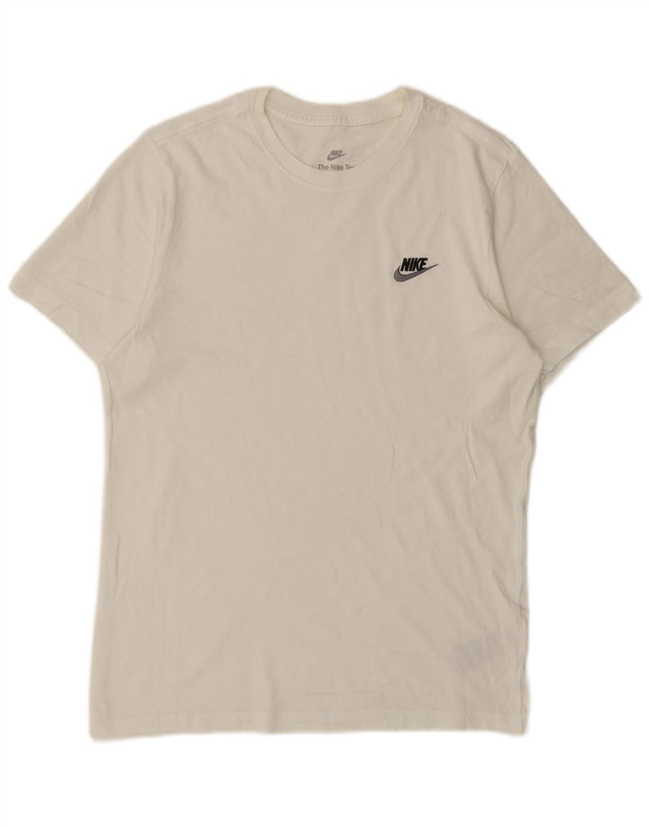 Nike Mens T-Shirt Top Small White Cotton
