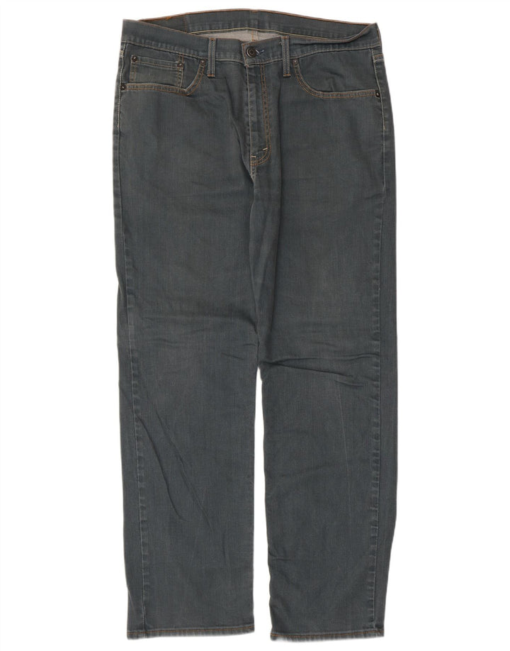 LEVI'S Mens 751 Straight Jeans W38 L30 Blue Cotton