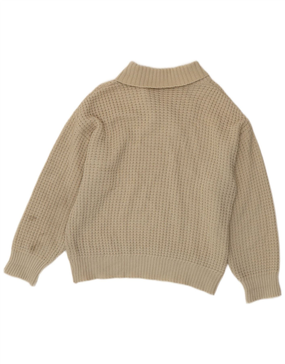 Sorogas Herren-Pullover mit Schalkragen, IT 50, Größe L, Beige