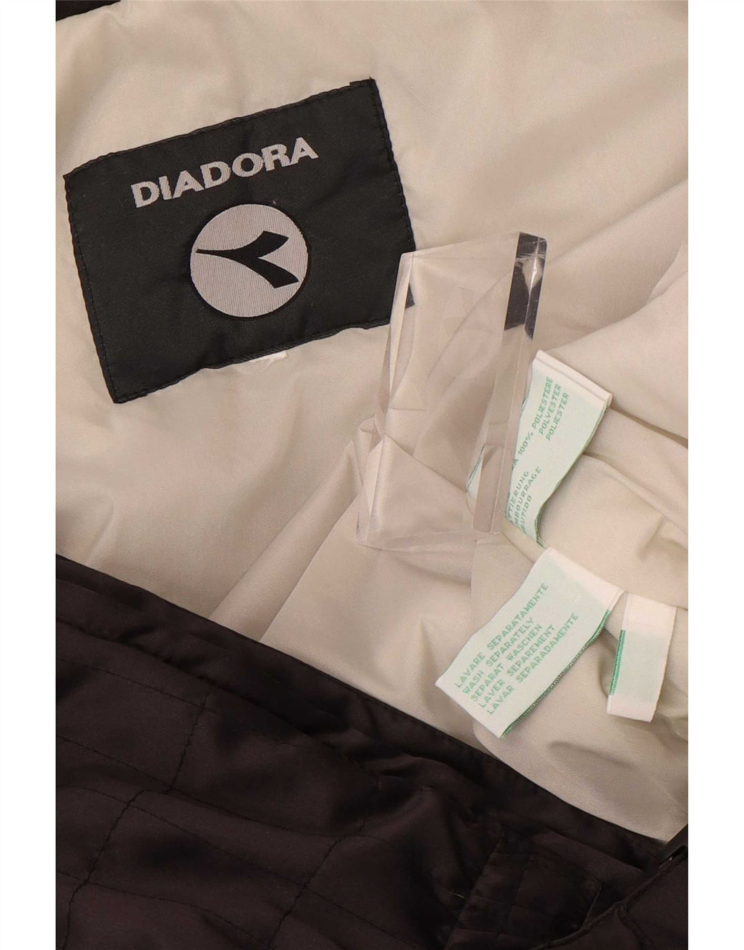 Diadora Herren-Ski-Overall, klein, aus schwarzem Polyester