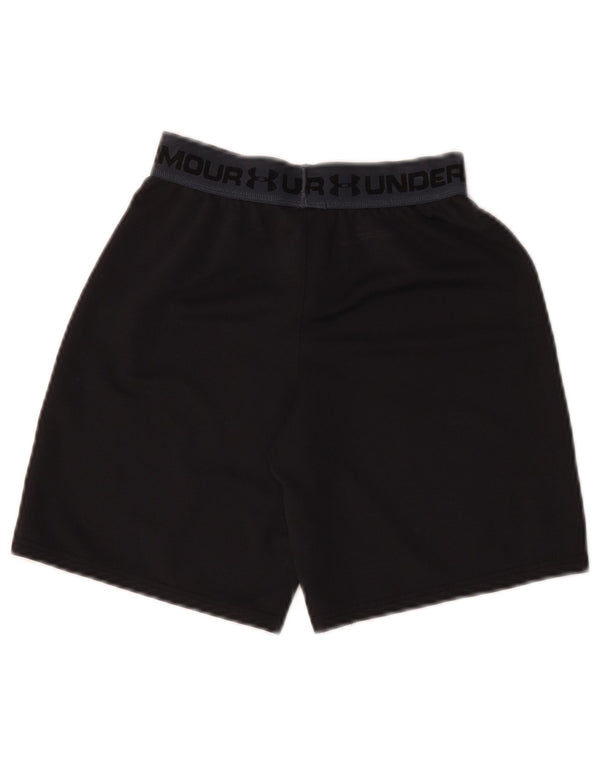Under Armour Boys Heat Gear Grafiske sportsshorts 7-8 år Small Black