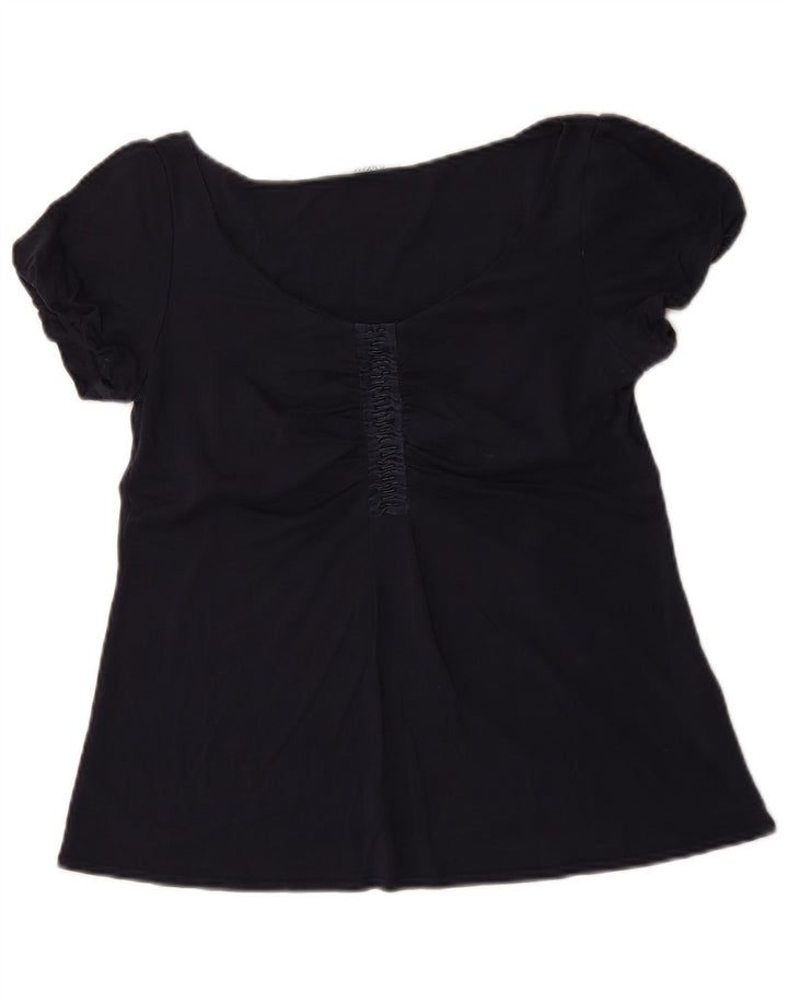 Top camicetta da donna Max & Co. UK 12 medio blu navy