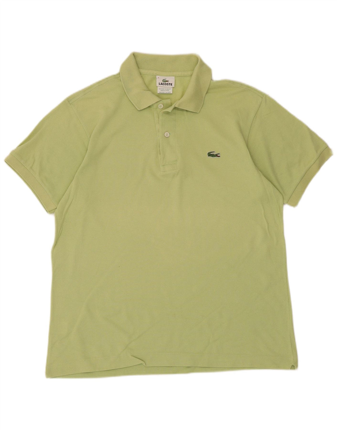 Lacoste Polo Homme Taille 4 Coton Vert Moyen