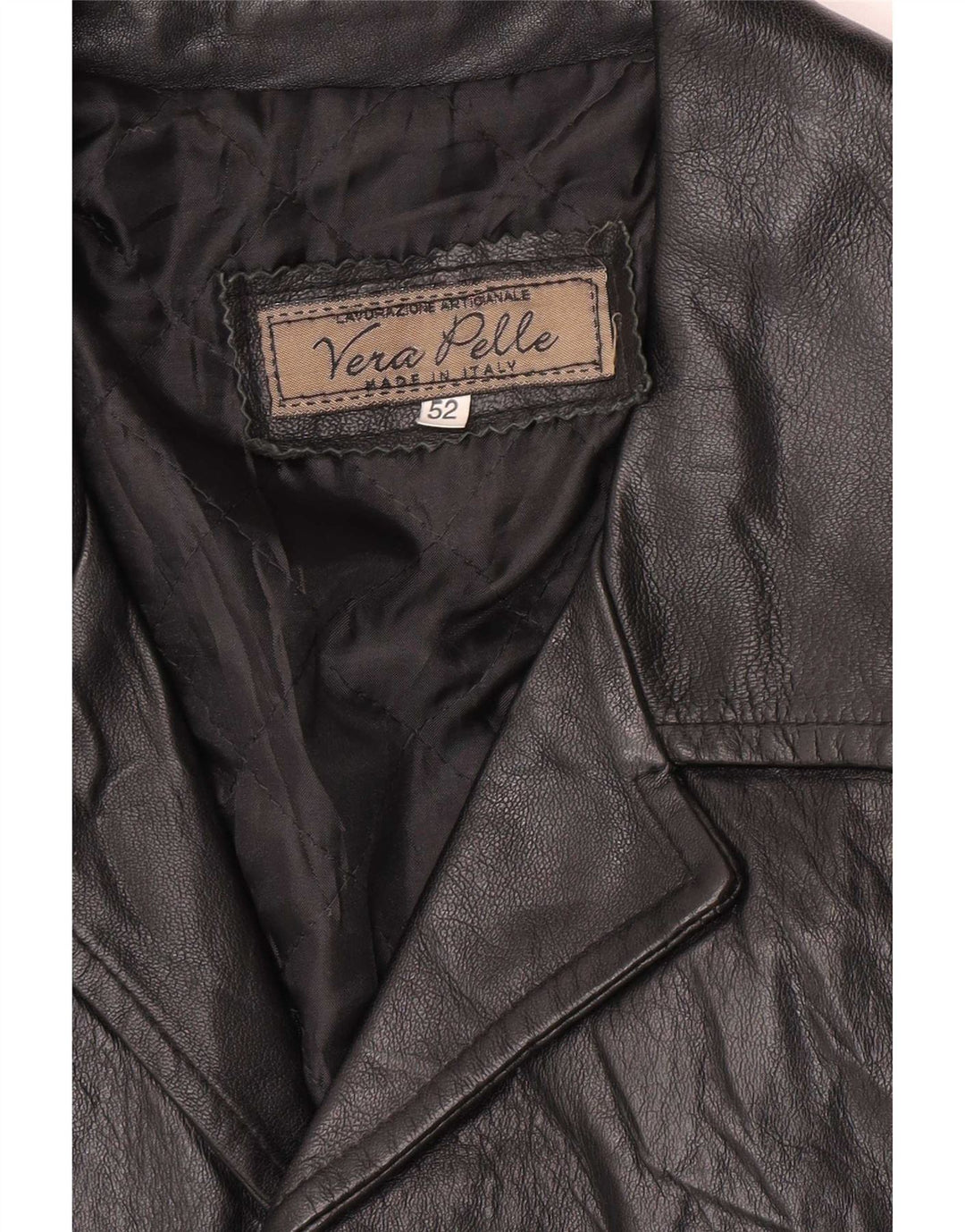 Vintage herre læderjakke UK 38 Medium Black Classic