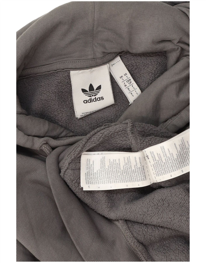 Adidas Hættetrøje til mænd, lille grå bomuld