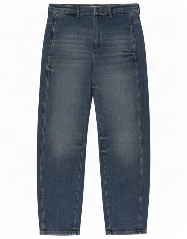 Zara Womens Baggy High Waist Jeans EU 32 2XS W22 L30 Blue
