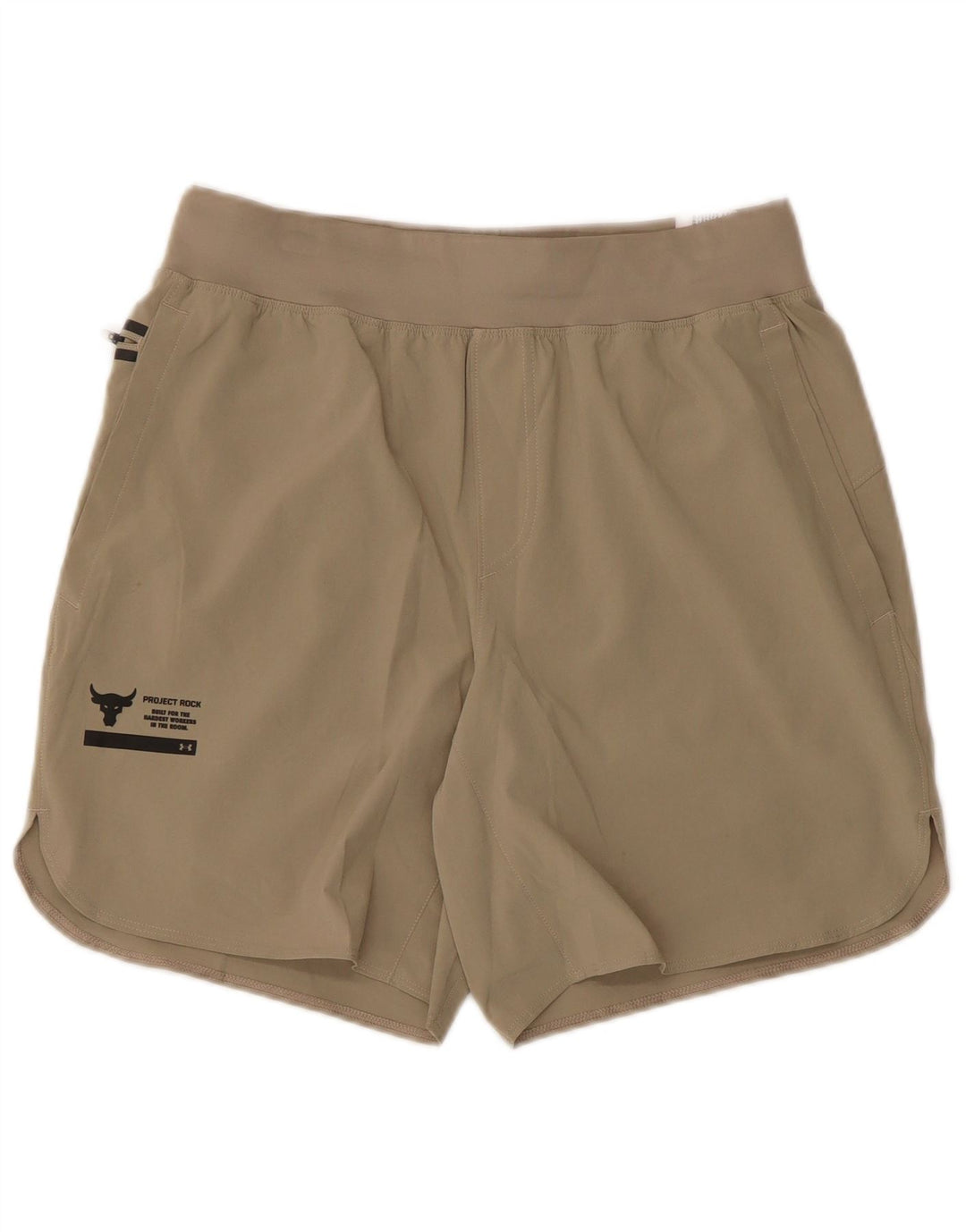 Pantaloncini sportivi da uomo Under Armour medio poliestere kaki
