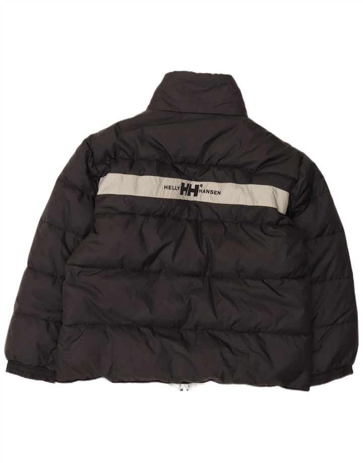 Helly Hansen Mens Graphic Padded Jacket UK 44 2XL Black Colourblock Nylon