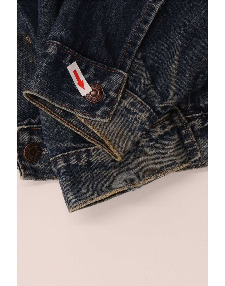 Levi's Mens 70503 Chaqueta Vaquera UK 40 Grande Algodón Azul