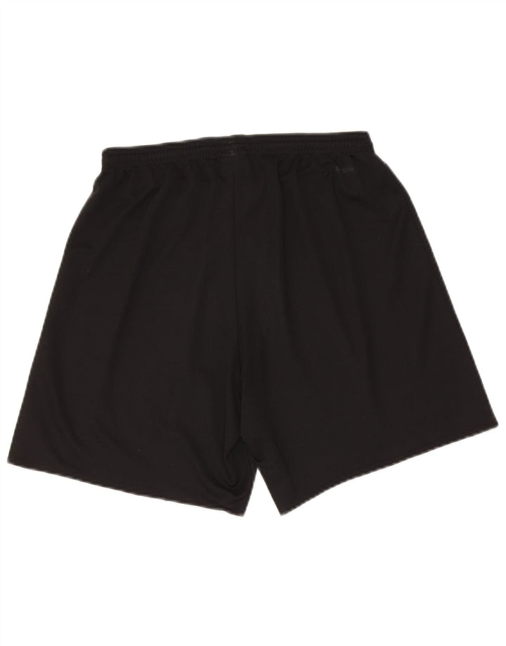 Pantaloncini sportivi Adidas Climalite da uomo medio poliestere nero